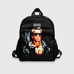 Детский рюкзак Terminator with a pistol, цвет: 3D-принт