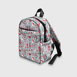 Детский рюкзак Рождественская Милота, цвет: 3D-принт — фото 2