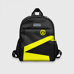 Детский рюкзак FC Borussia: Sport Geometry, цвет: 3D-принт