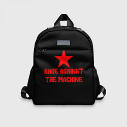 Детский рюкзак Rage Against the Machine - red star, цвет: 3D-принт