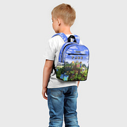 Детский рюкзак Майнкрафт: Глеб, цвет: 3D-принт — фото 2