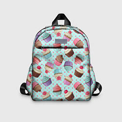Детский рюкзак Милые кексики, цвет: 3D-принт