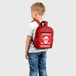 Детский рюкзак Красная машина, цвет: 3D-принт — фото 2