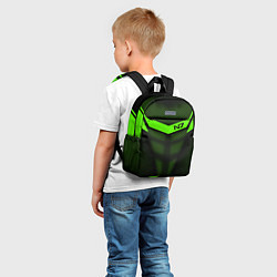 Детский рюкзак N7: Green Armor, цвет: 3D-принт — фото 2