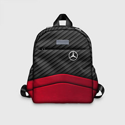 Детский рюкзак Mercedes Benz: Red Carbon, цвет: 3D-принт