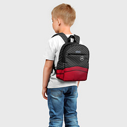 Детский рюкзак Mercedes Benz: Red Carbon, цвет: 3D-принт — фото 2