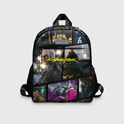 Детский рюкзак Cyberpunk 2077: Stories, цвет: 3D-принт