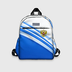 Детский рюкзак Россия: голубая волна, цвет: 3D-принт