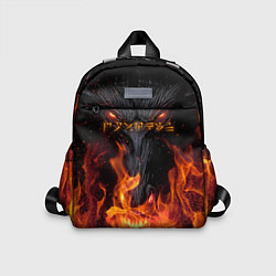 Детский рюкзак TES: Flame Wolf, цвет: 3D-принт