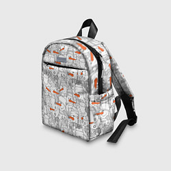 Детский рюкзак Зимние снеговики, цвет: 3D-принт — фото 2