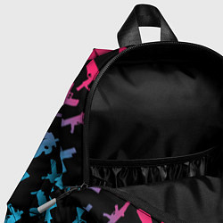 Детский рюкзак CS:GO Neon Weapons, цвет: 3D-принт — фото 2