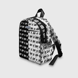 Детский рюкзак Off-White: Black & White, цвет: 3D-принт — фото 2