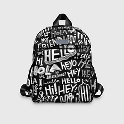 Детский рюкзак Hello Pattern, цвет: 3D-принт