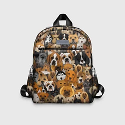 Детский рюкзак Породы собак, цвет: 3D-принт