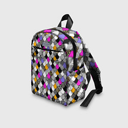 Детский рюкзак Цветная чешуя, цвет: 3D-принт — фото 2