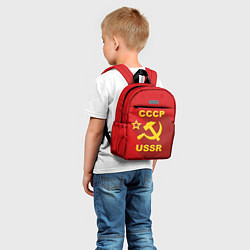 Детский рюкзак СССР - серп молот, цвет: 3D-принт — фото 2