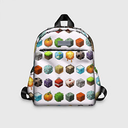 Детский рюкзак Minecraft Cubes, цвет: 3D-принт