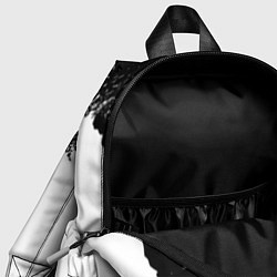 Детский рюкзак BTS: White & Black, цвет: 3D-принт — фото 2