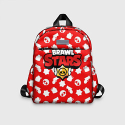 Детский рюкзак Brawl Stars: Red & White, цвет: 3D-принт