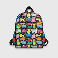 Детский рюкзак Разноцветные котики