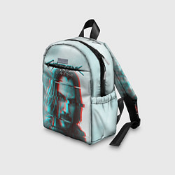 Детский рюкзак Cyberpunk 2077: Keanu Glitch, цвет: 3D-принт — фото 2