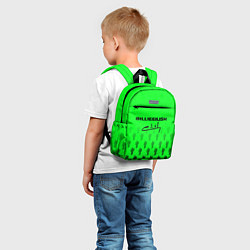 Детский рюкзак Billie Eilish: Green Autograph, цвет: 3D-принт — фото 2