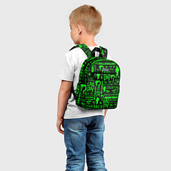 Детский рюкзак Billie Eilish: Bad Guy, цвет: 3D-принт — фото 2