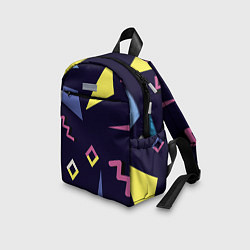 Детский рюкзак Танец геометрии, цвет: 3D-принт — фото 2