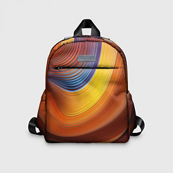 Детский рюкзак Плавные Линии, цвет: 3D-принт