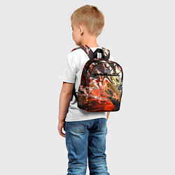 Детский рюкзак Nu abstracts art, цвет: 3D-принт — фото 2