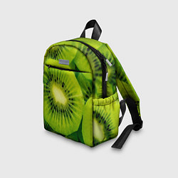 Детский рюкзак Зеленый киви, цвет: 3D-принт — фото 2