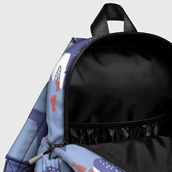 Детский рюкзак Акулий косяк, цвет: 3D-принт — фото 2