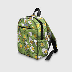 Детский рюкзак АВАКАДО паттерн, цвет: 3D-принт — фото 2