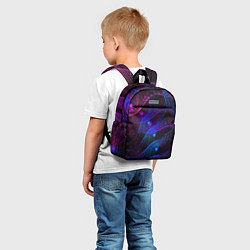 Детский рюкзак NEON FRACTAL, цвет: 3D-принт — фото 2