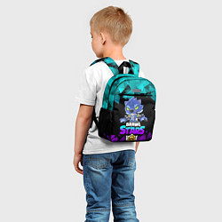 Детский рюкзак Brawl stars leon оборотень, цвет: 3D-принт — фото 2