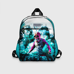 Детский рюкзак Череп в дыму, цвет: 3D-принт