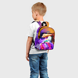 Детский рюкзак Череп в дыму, цвет: 3D-принт — фото 2