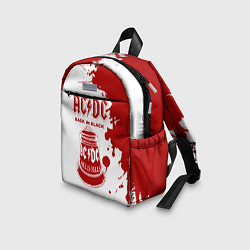 Детский рюкзак ACDC Back in Black, цвет: 3D-принт — фото 2