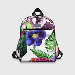 Детский рюкзак Цветы, цвет: 3D-принт