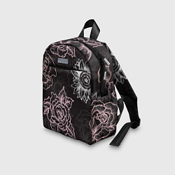 Детский рюкзак Цветочный узор, цвет: 3D-принт — фото 2