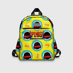 Детский рюкзак PUBG YELLOW, цвет: 3D-принт