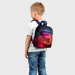 Детский рюкзак ЦВЕТНОЙ ДЫМ, цвет: 3D-принт — фото 2