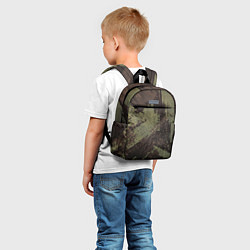 Детский рюкзак КАМУФЛЯЖ BROWN, цвет: 3D-принт — фото 2