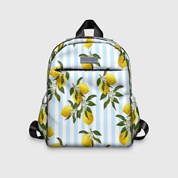 Детский рюкзак Лимоны, цвет: 3D-принт