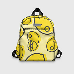 Детский рюкзак Лимончики, цвет: 3D-принт