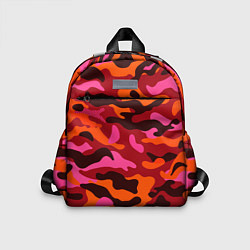 Детский рюкзак CAMOUFLAGE RED, цвет: 3D-принт