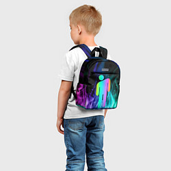 Детский рюкзак BILLIE EILISH, цвет: 3D-принт — фото 2