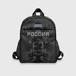 Детский рюкзак Россия карбон, цвет: 3D-принт