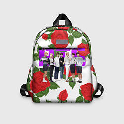 Детский рюкзак BTS Roses White, цвет: 3D-принт