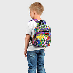 Детский рюкзак BRAWL STARS ВСЕ БРАВЛЕРЫ, цвет: 3D-принт — фото 2